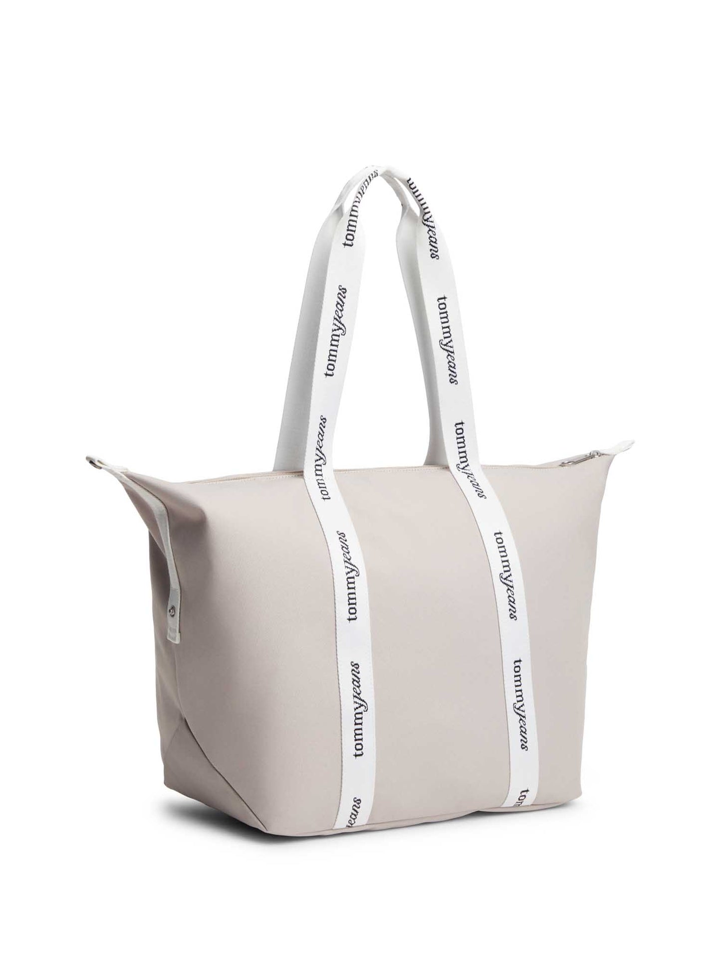 Borsa tote beige Tommy Jeans Essential da donna casual