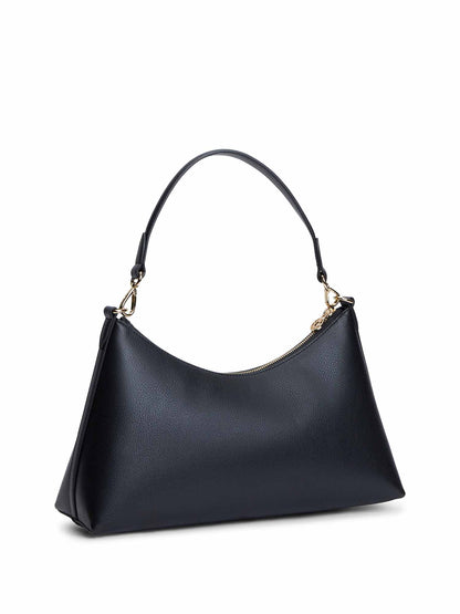 Tommy Hilfiger Th Icon Shoulder Bag, borsa unisex adulto nera