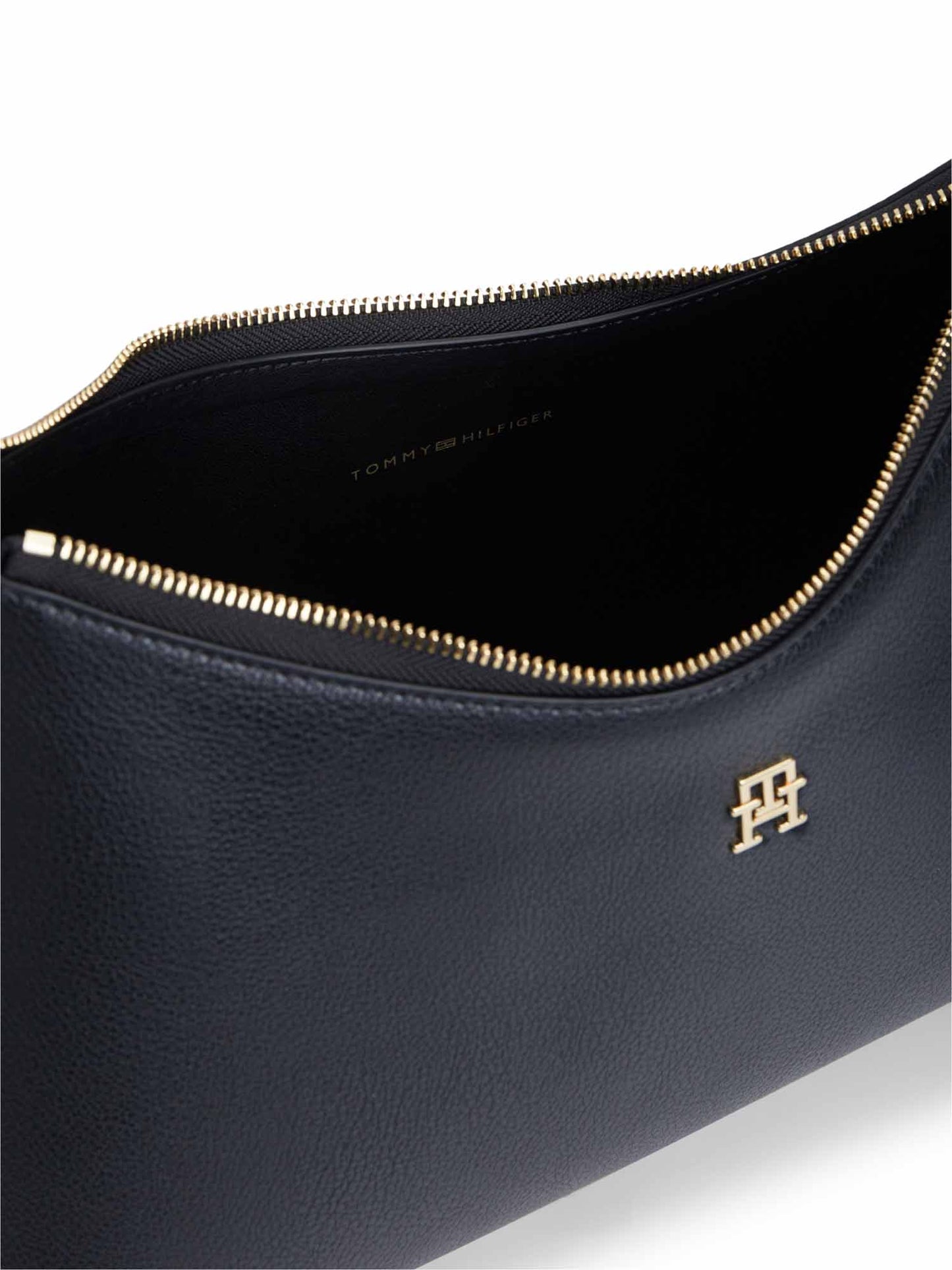 Tommy Hilfiger Th Icon Shoulder Bag, borsa unisex adulto nera