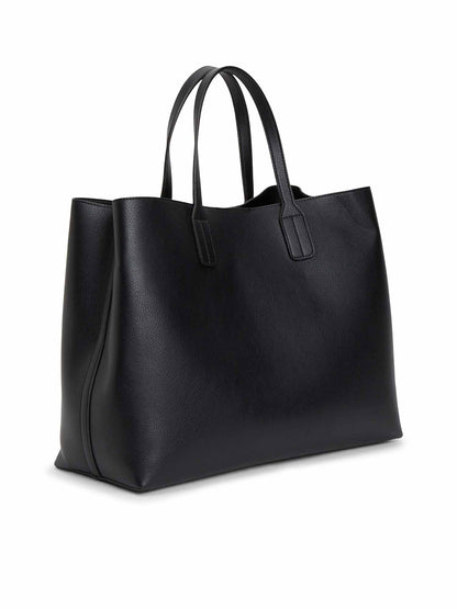Tommy Hilfiger Icon Satchel, borsa unisex adulto nera