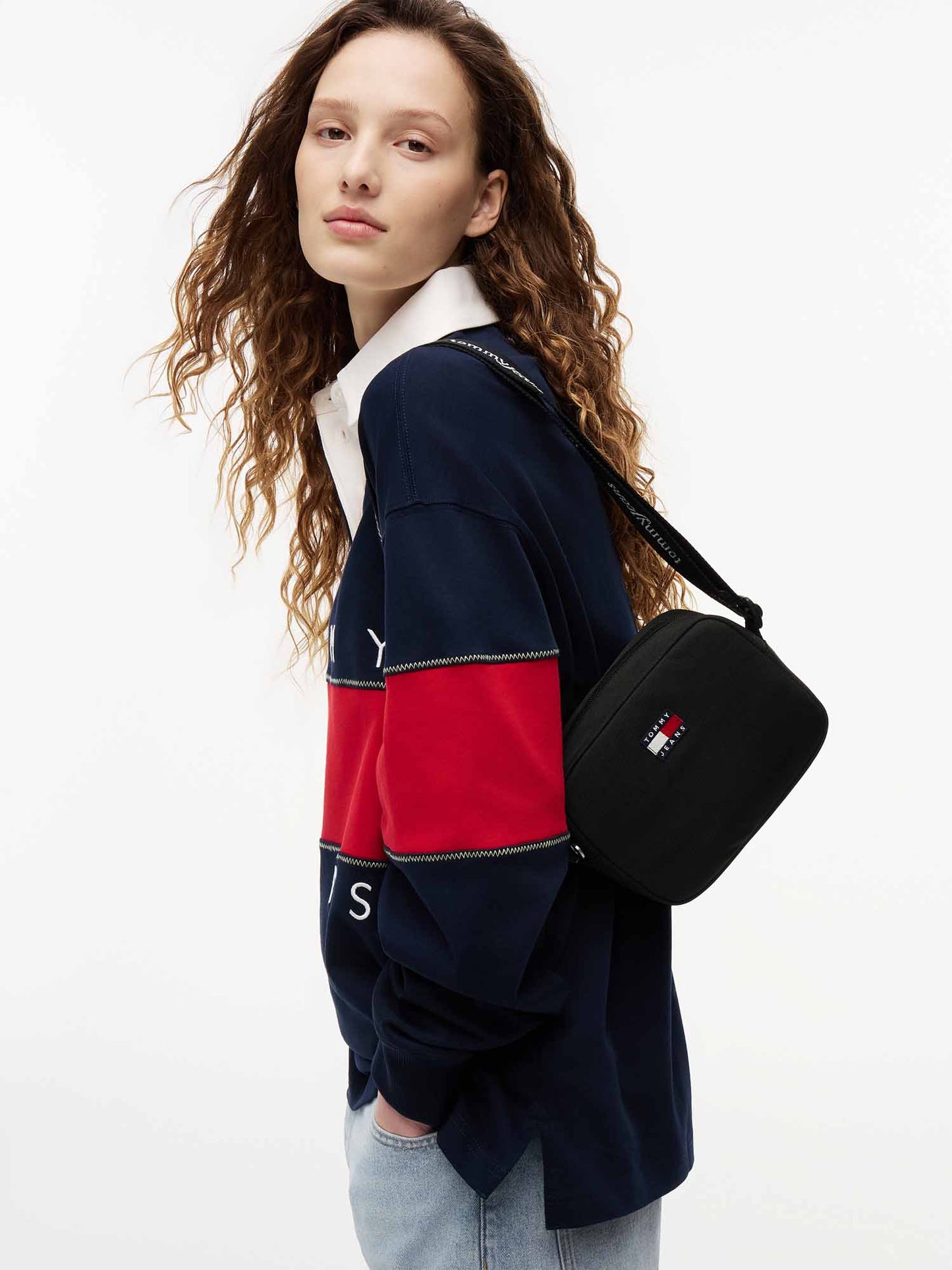 Tommy Hilfiger TJW Ess Daily Crossover, borsa unisex adulto nera