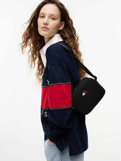 Tommy Hilfiger TJW Ess Daily Crossover, borsa unisex adulto nera