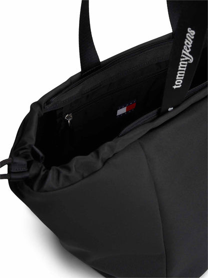 Tommy Hilfiger Tjw Ess Daily Tote, borsa unisex adulto nera