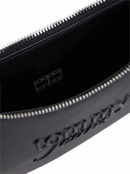 Tommy Hilfiger J. Must Should, borsa unisex adulto nera