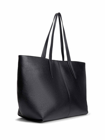 Tommy Hilfiger Slouchy Tot, borsa unisex adulto nera