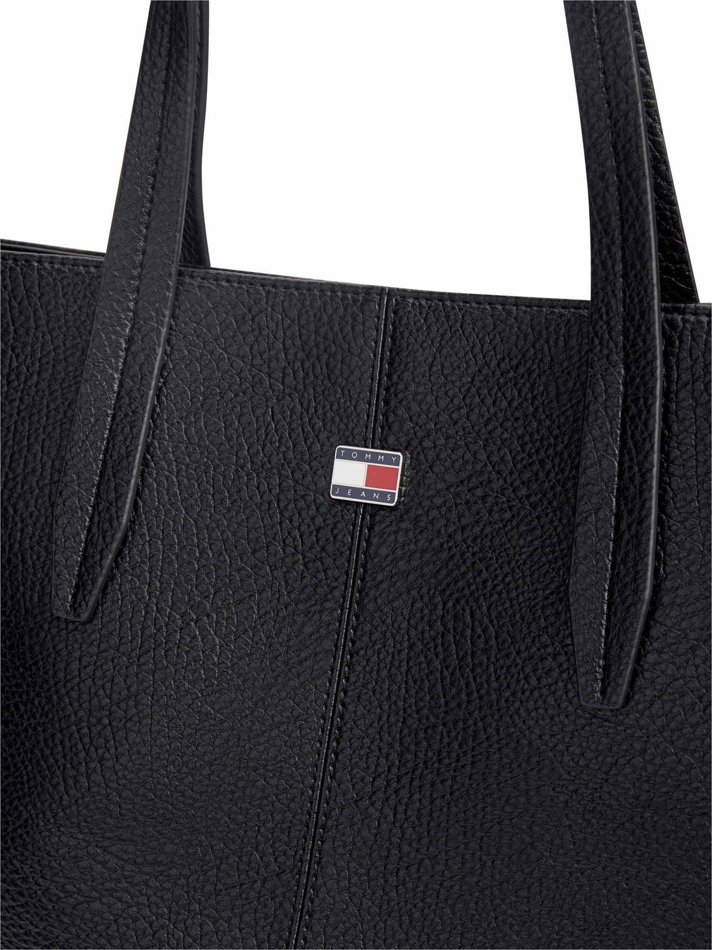 Tommy Hilfiger Slouchy Tot, borsa unisex adulto nera