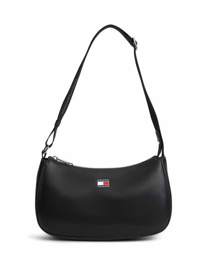 Tommy Hilfiger Tommy J. Daily Shoul, borsa Unisex adulto nera