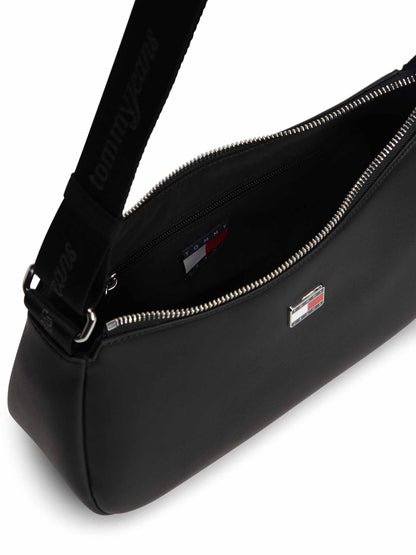 Tommy Hilfiger Tommy J. Daily Shoul, borsa Unisex adulto nera