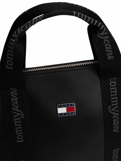 Tommy Hilfiger Tommy J. Daily Tote, borsa Unisex adulto nera