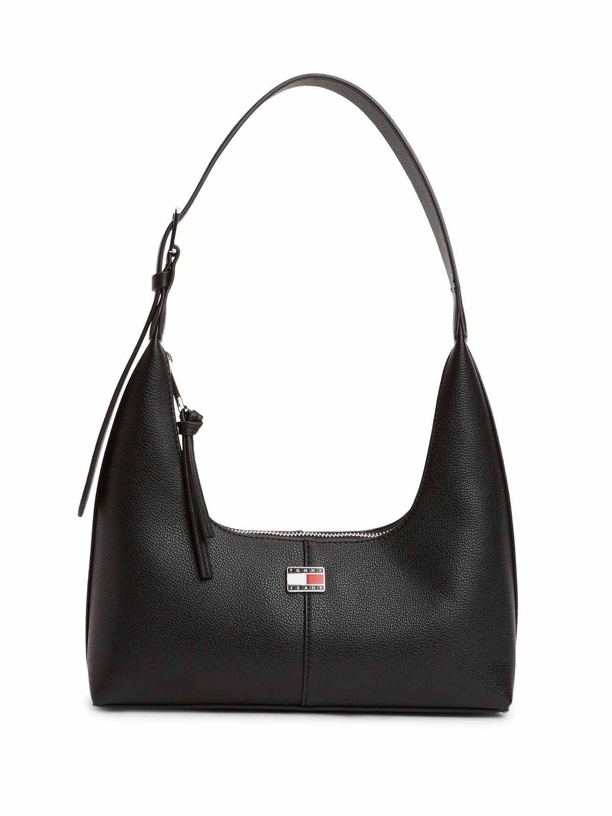 Tommy Hilfiger City Logo Plaque, borsa Unisex adulto nera