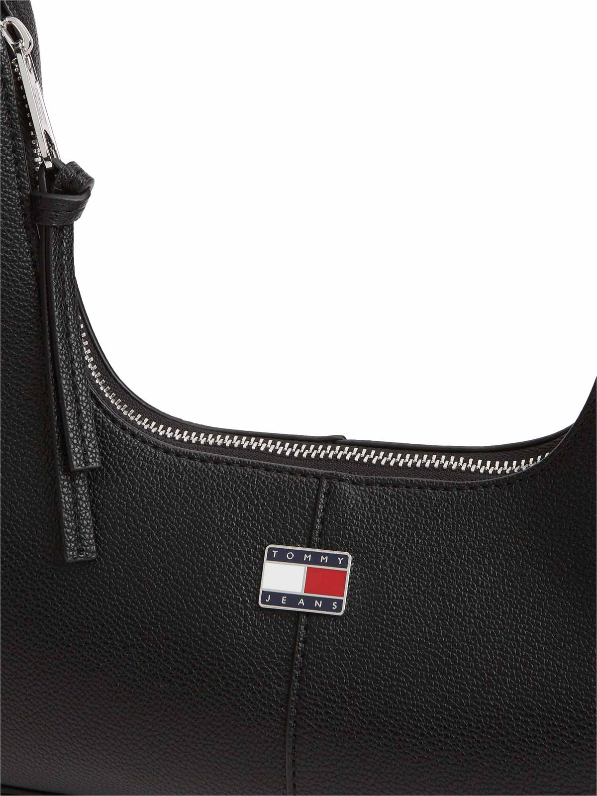 Tommy Hilfiger City Logo Plaque, borsa Unisex adulto nera