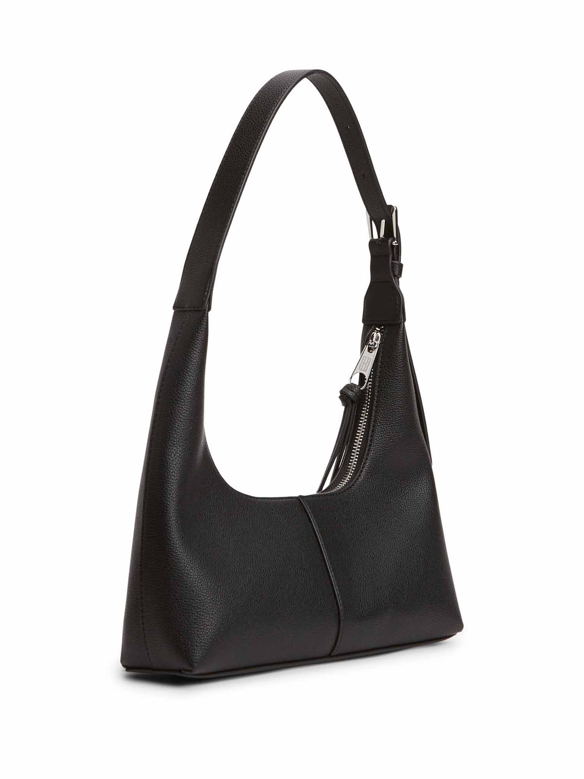 Tommy Hilfiger City Logo Plaque, borsa Unisex adulto nera