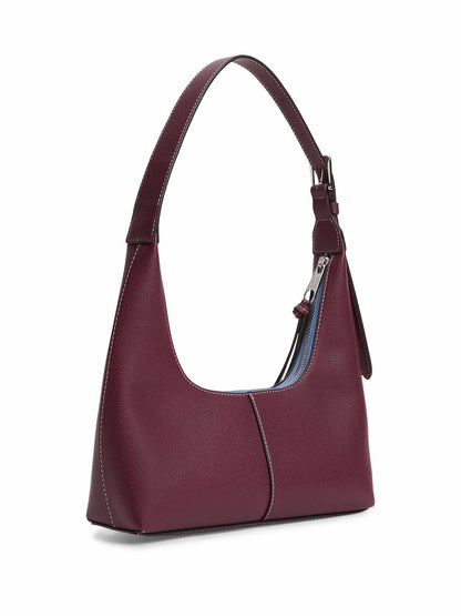 Tommy Hilfiger TJW City Shoulder Bag, borsa Unisex adulto bordeaux