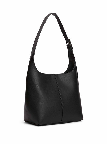 Tommy Hilfiger City Bucket, borsa Unisex adulto nera