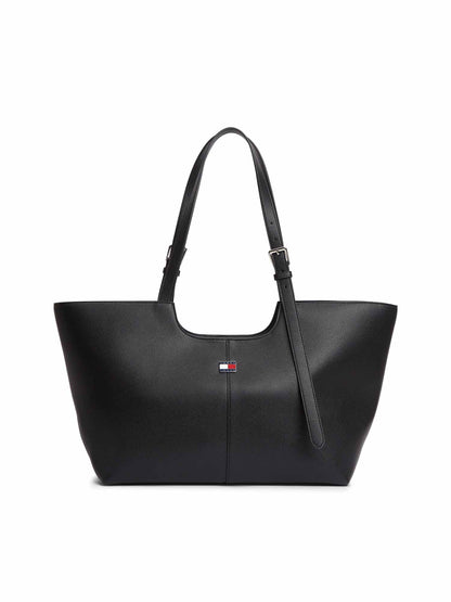 Tommy Hilfiger Tommy J. City Tote, borsa Unisex adulto nera