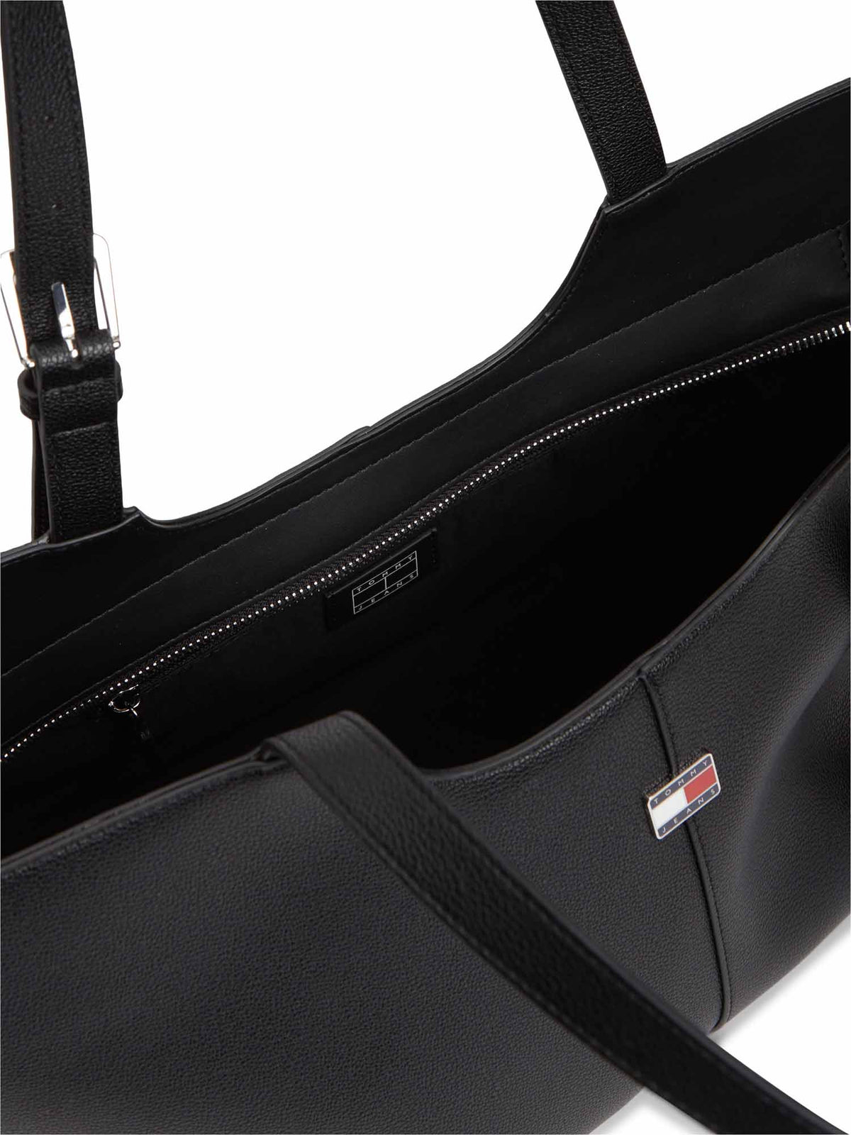 Tommy Hilfiger Tommy J. City Tote, borsa Unisex adulto nera
