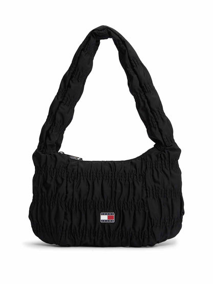 Tommy Hilfiger Tommy J. Urban Shoul, borsa Unisex adulto nera