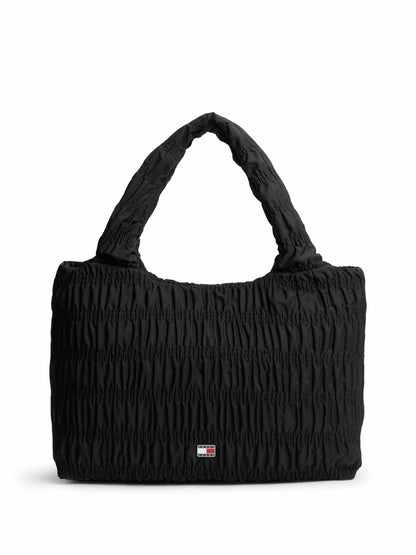 Tommy Hilfiger Tommy J. Urban Tote, borsa Unisex adulto nera