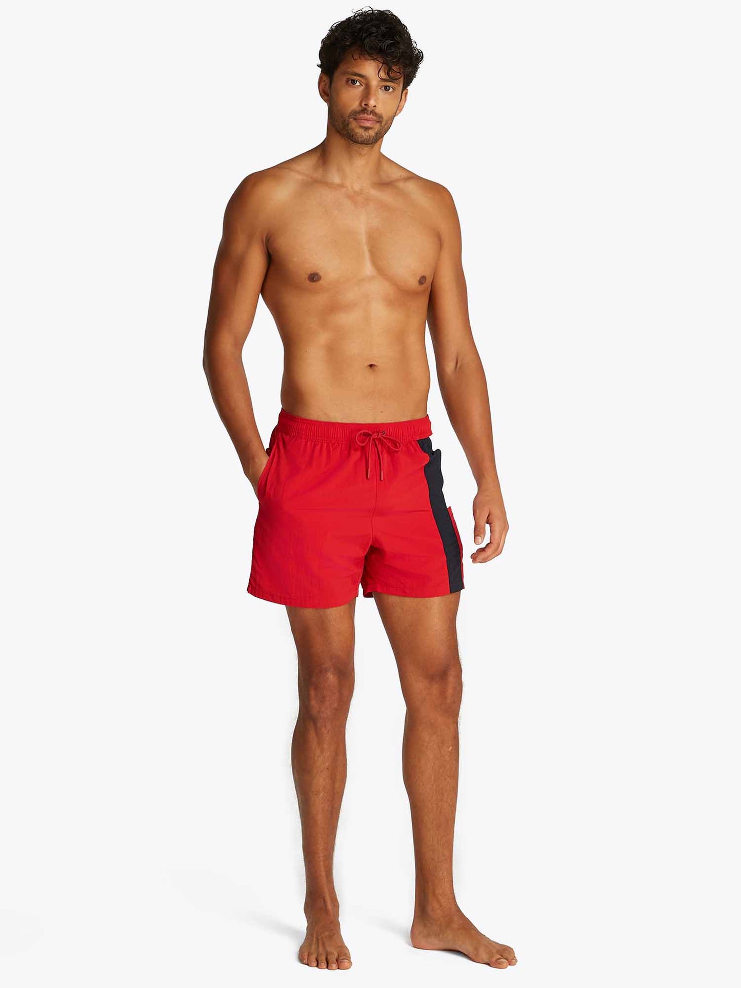 COSTUME MEDIA LUNGHEZZA TOMMY JEANS UOMO ROSSO