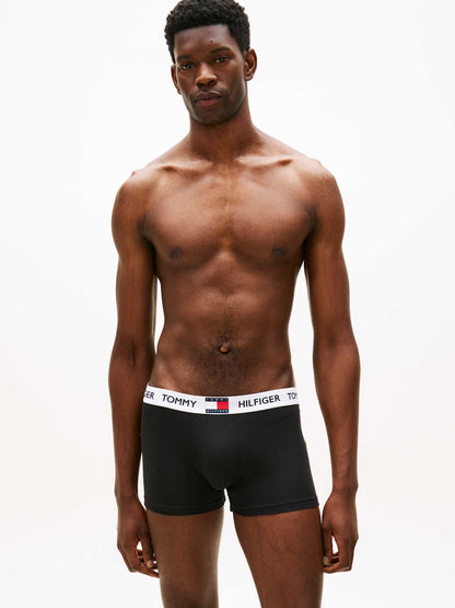 Bermuda da spiaggia uomo Tommy Hilfiger nero