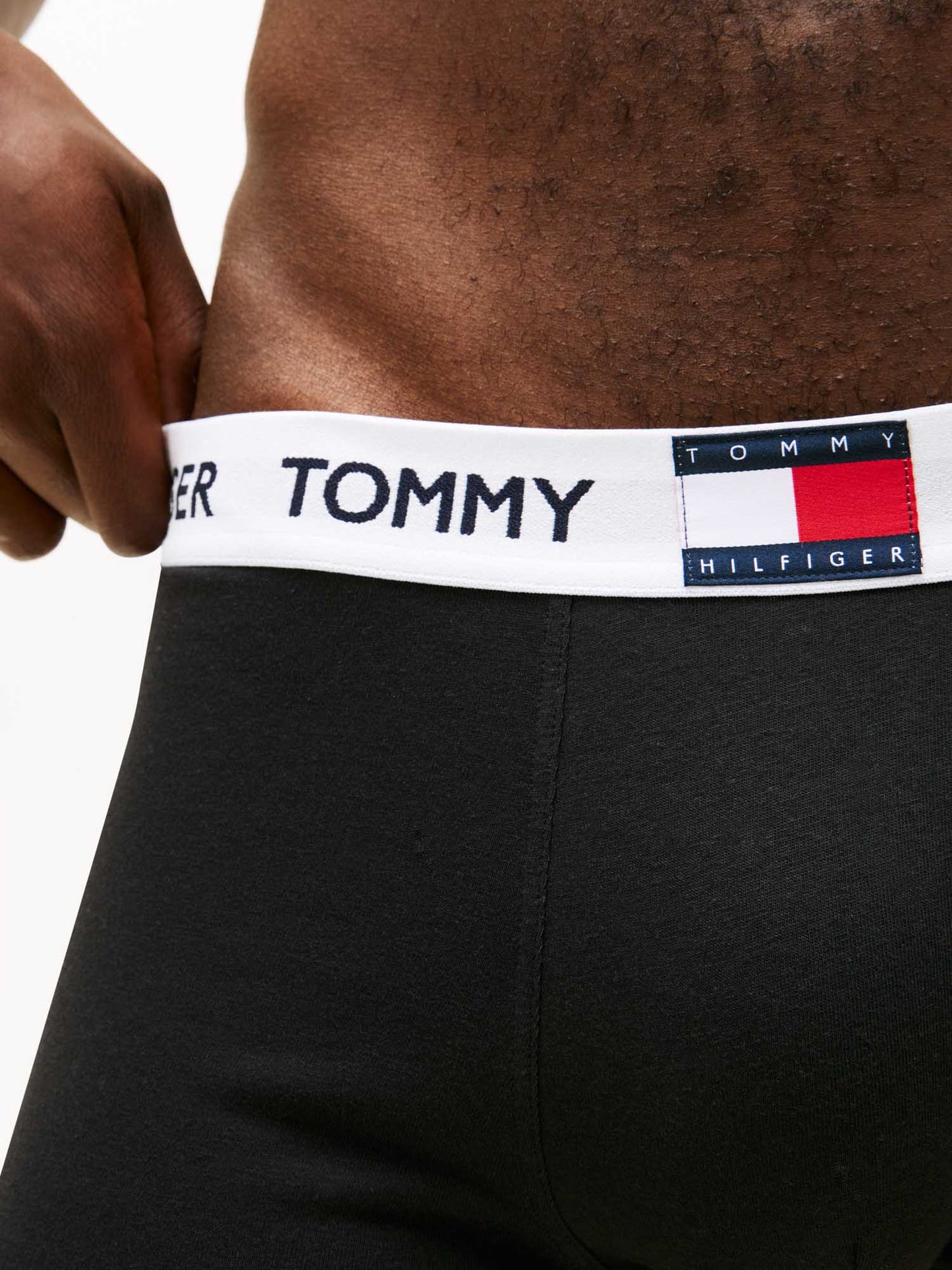 Bermuda da spiaggia uomo Tommy Hilfiger nero