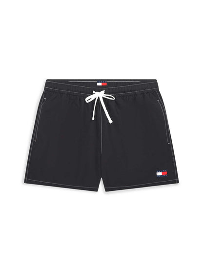 Pantaloncini da bagno Tommy J. Drawstring uomo neri