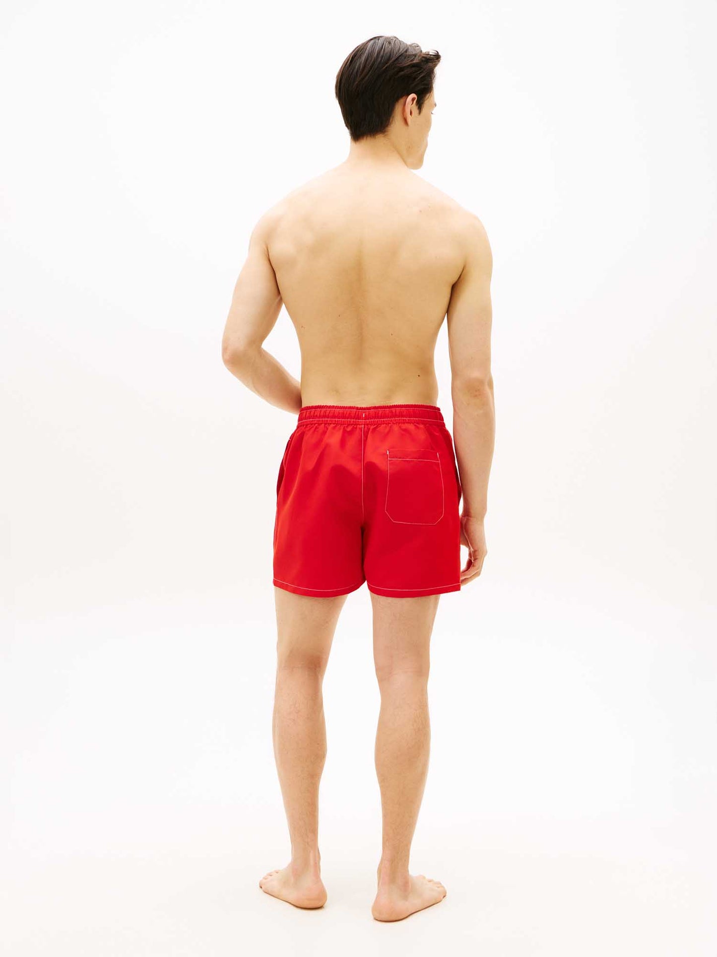 Tommy Hilfiger Drawstring, pantaloncini da bagno uomo rossi