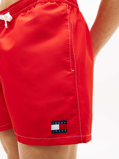 Tommy Hilfiger Drawstring, pantaloncini da bagno uomo rossi