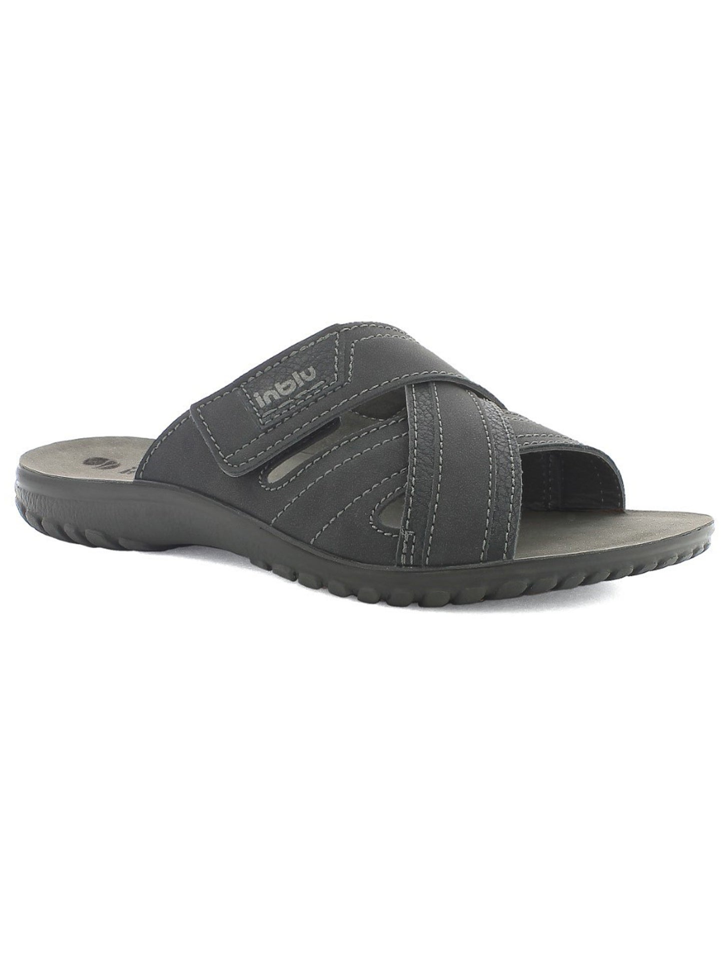 Sandali da uomo In Blu neri, eleganza e comfort estivo