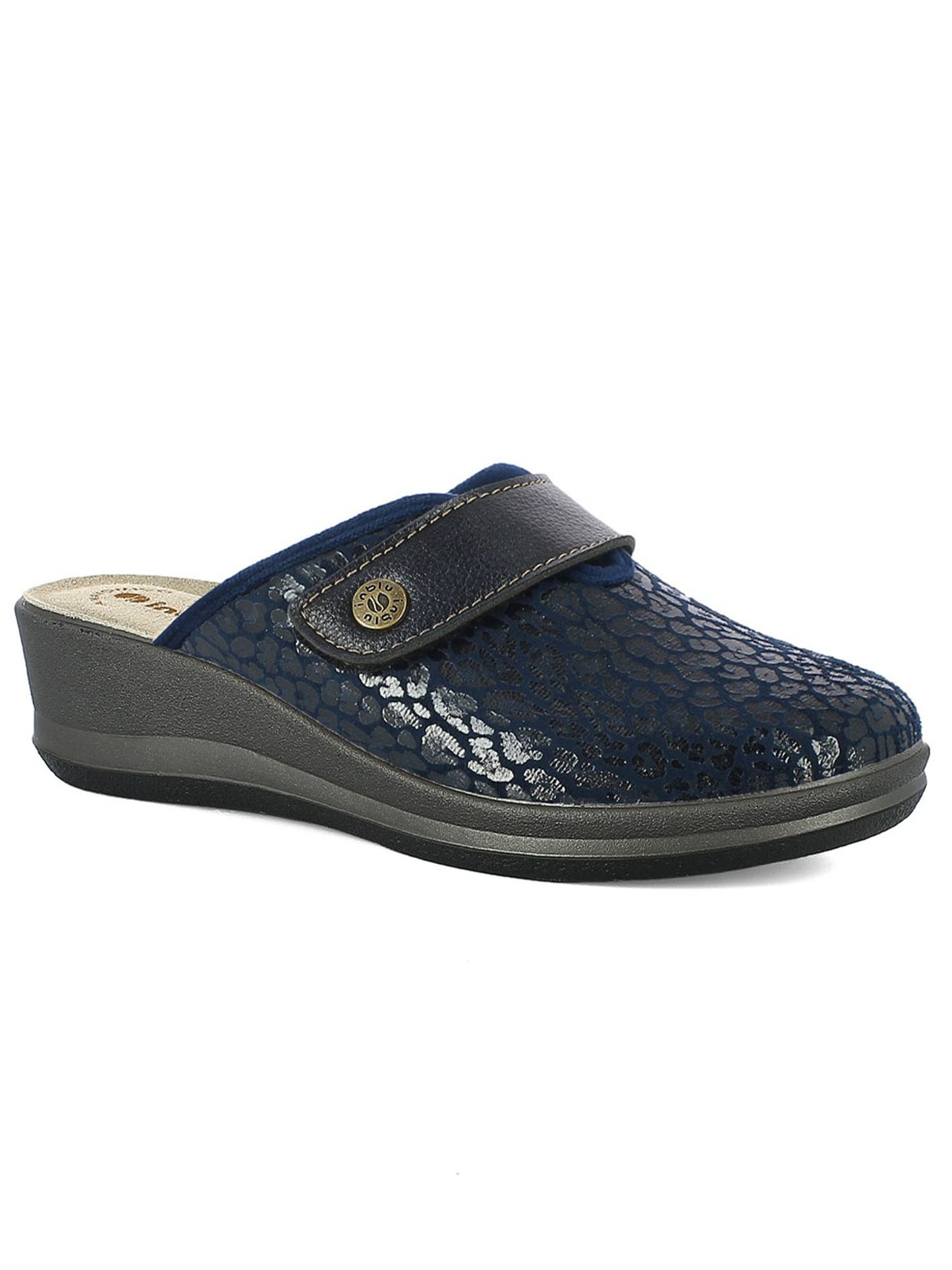 CIABATTA CON STRAP IN BLU DONNA BLU