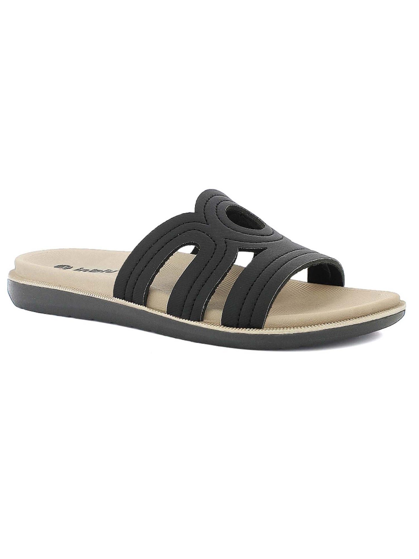 CIABATTA CON FASCIA  INBLU DONNA NERO