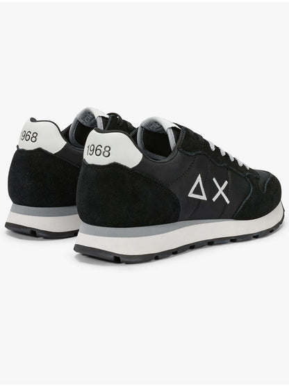 Sun68 Tom Solid, sneakers nere da uomo in stile running retrò