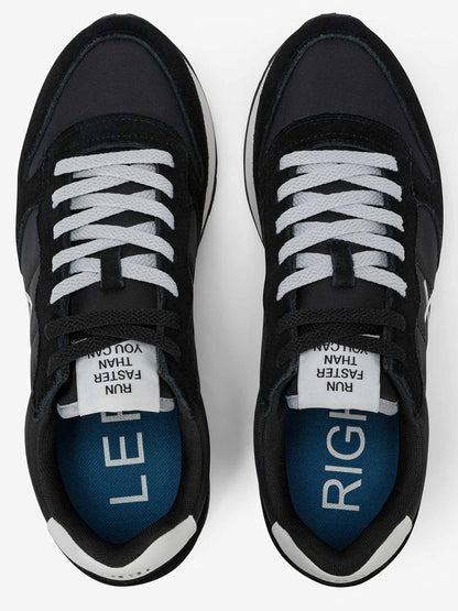 Sun68 Tom Solid, sneakers nere da uomo in stile running retrò