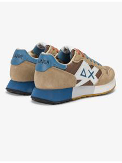 Sneakers Sun68 Jaki 2.0 bicolor beige da uomo casual
