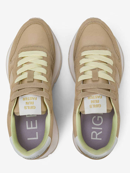 Sun68 Ally Solid, sneakers donna beige dal design leggero e urbano