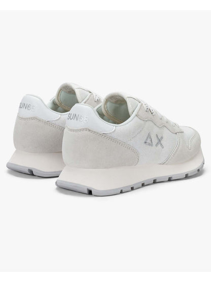 Sun68 Ally Glitter Textile, sneakers bianche donna luminose