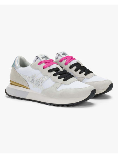Sun68 Stargirl Glitter, sneakers donna bianche leggere e femminili
