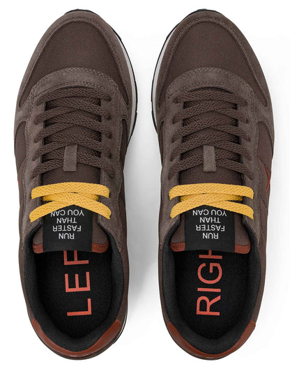Sun68 Tom Solid, sneakers da uomo marroni