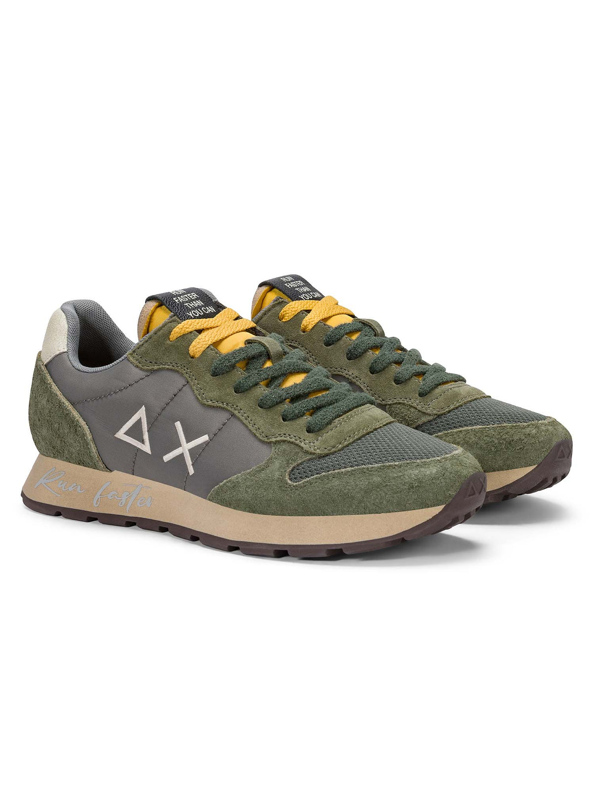 Sun68 Tom Vintage, sneakers da uomo verdi