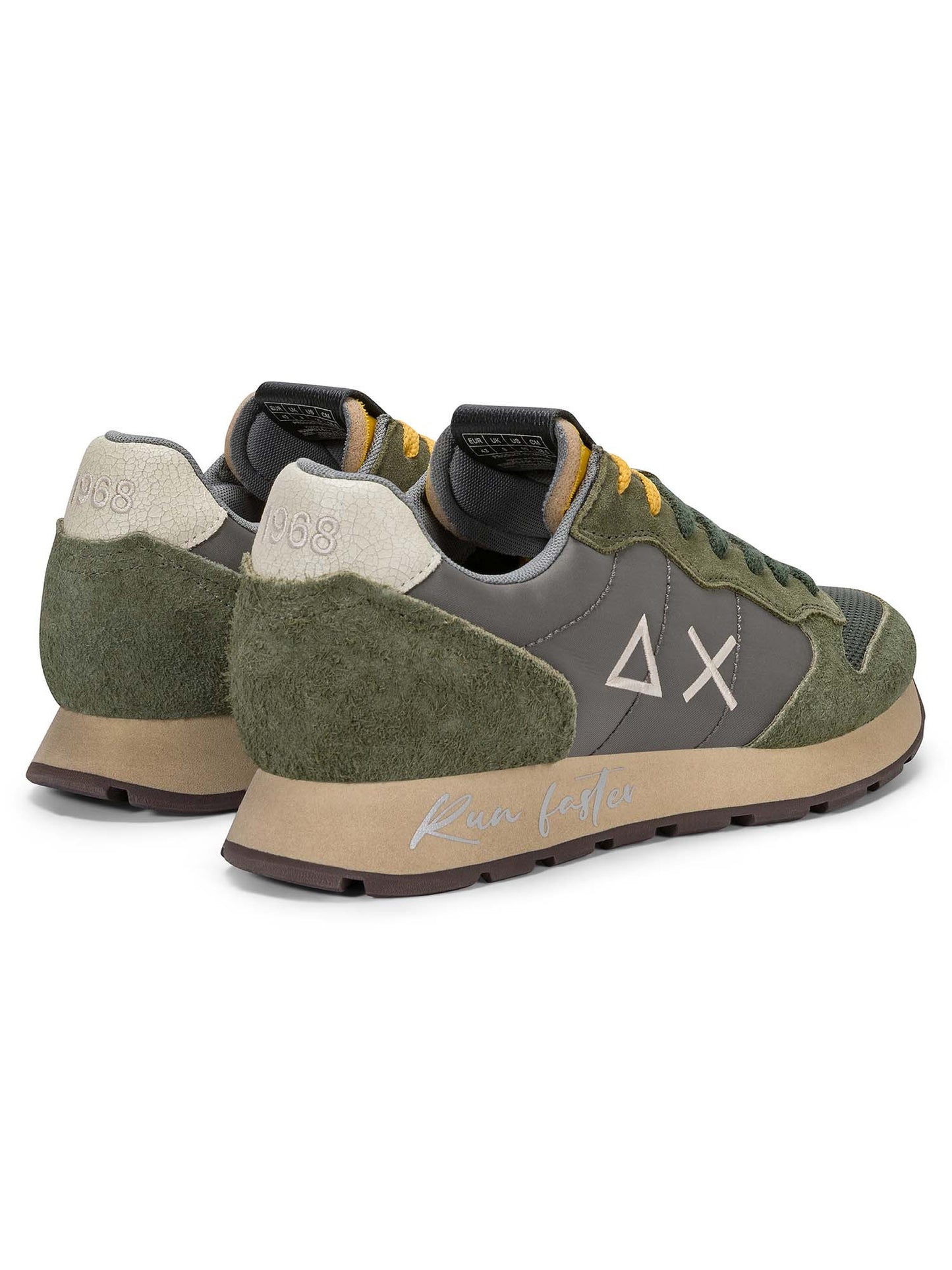 Sun68 Tom Vintage, sneakers da uomo verdi