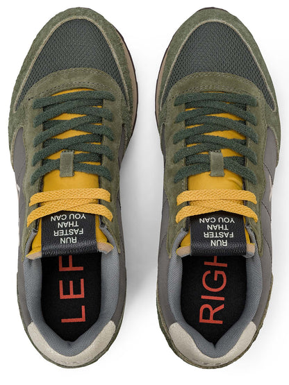 Sun68 Tom Vintage, sneakers da uomo verdi