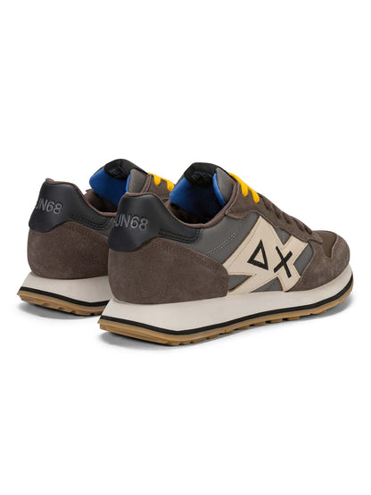 Sun68 Jaki 2.0 Bicolor, sneakers da uomo marroni