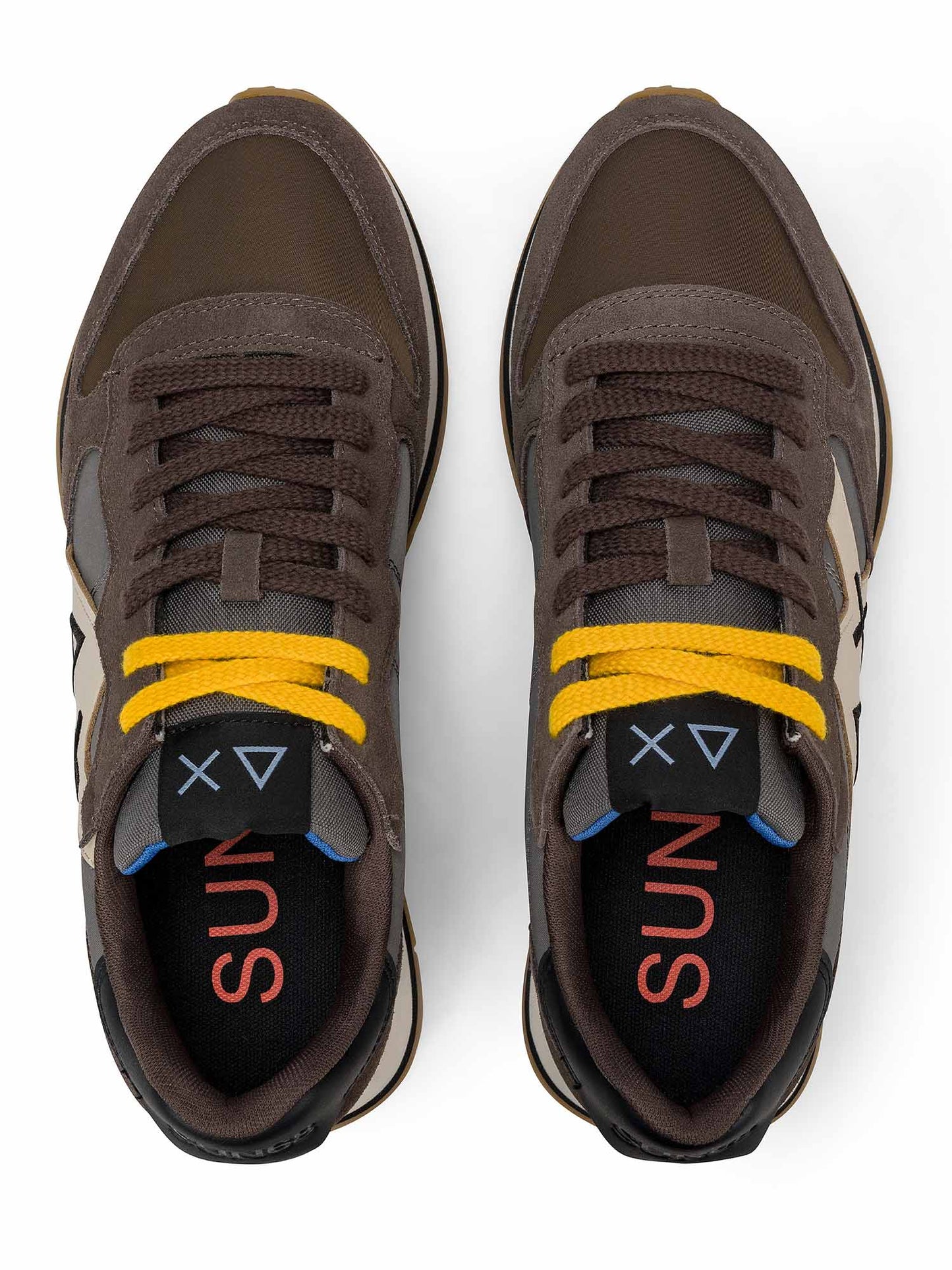 Sun68 Jaki 2.0 Bicolor, sneakers da uomo marroni