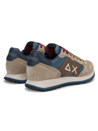 Sun68 Jaki 2.0 Bicolor, sneakers da uomo beige