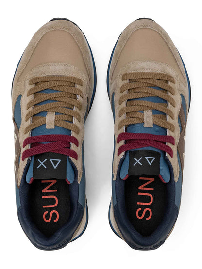 Sun68 Jaki 2.0 Bicolor, sneakers da uomo beige