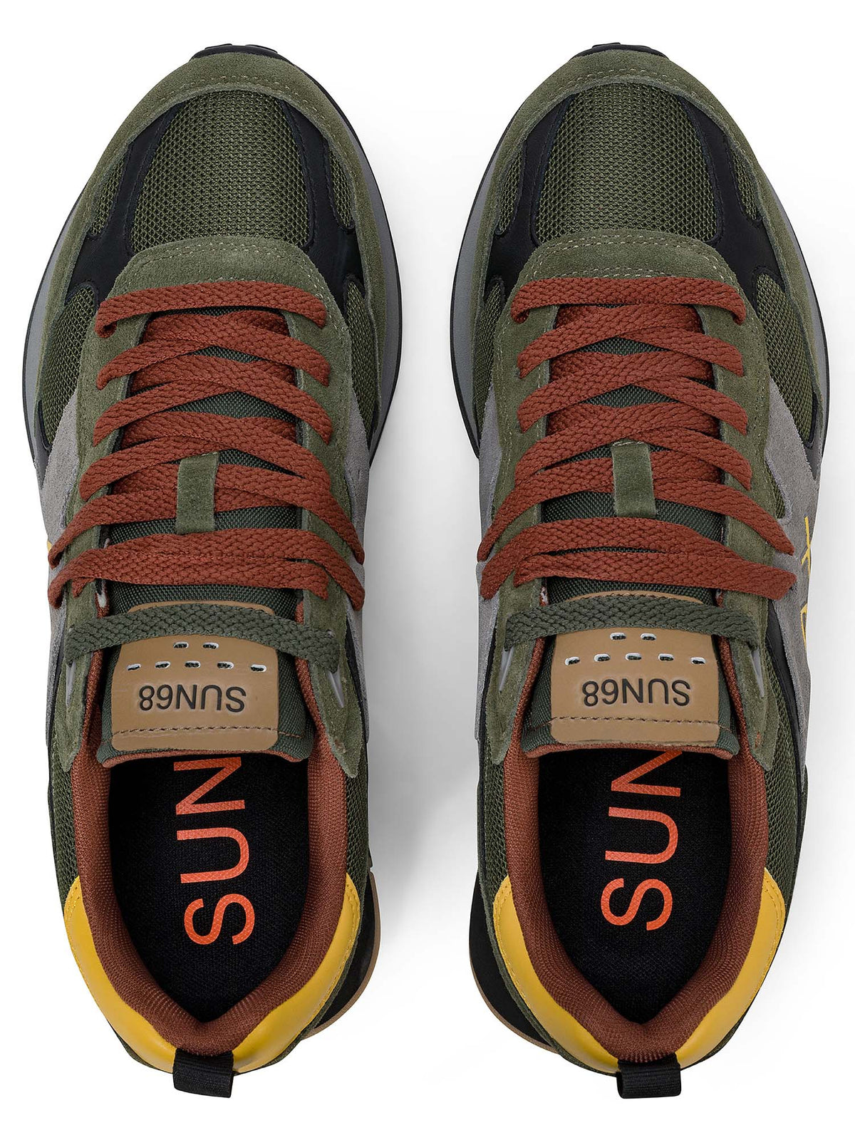 Sun68 Jaki Outdoor, sneakers da uomo verde