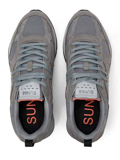 Sun68 Jaki 2.0 Nubuc, sneakers da uomo grigie