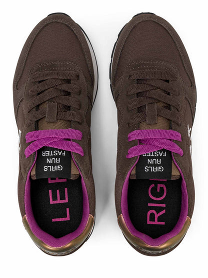 Sun68 Ally Solid, sneakers da donna marroni