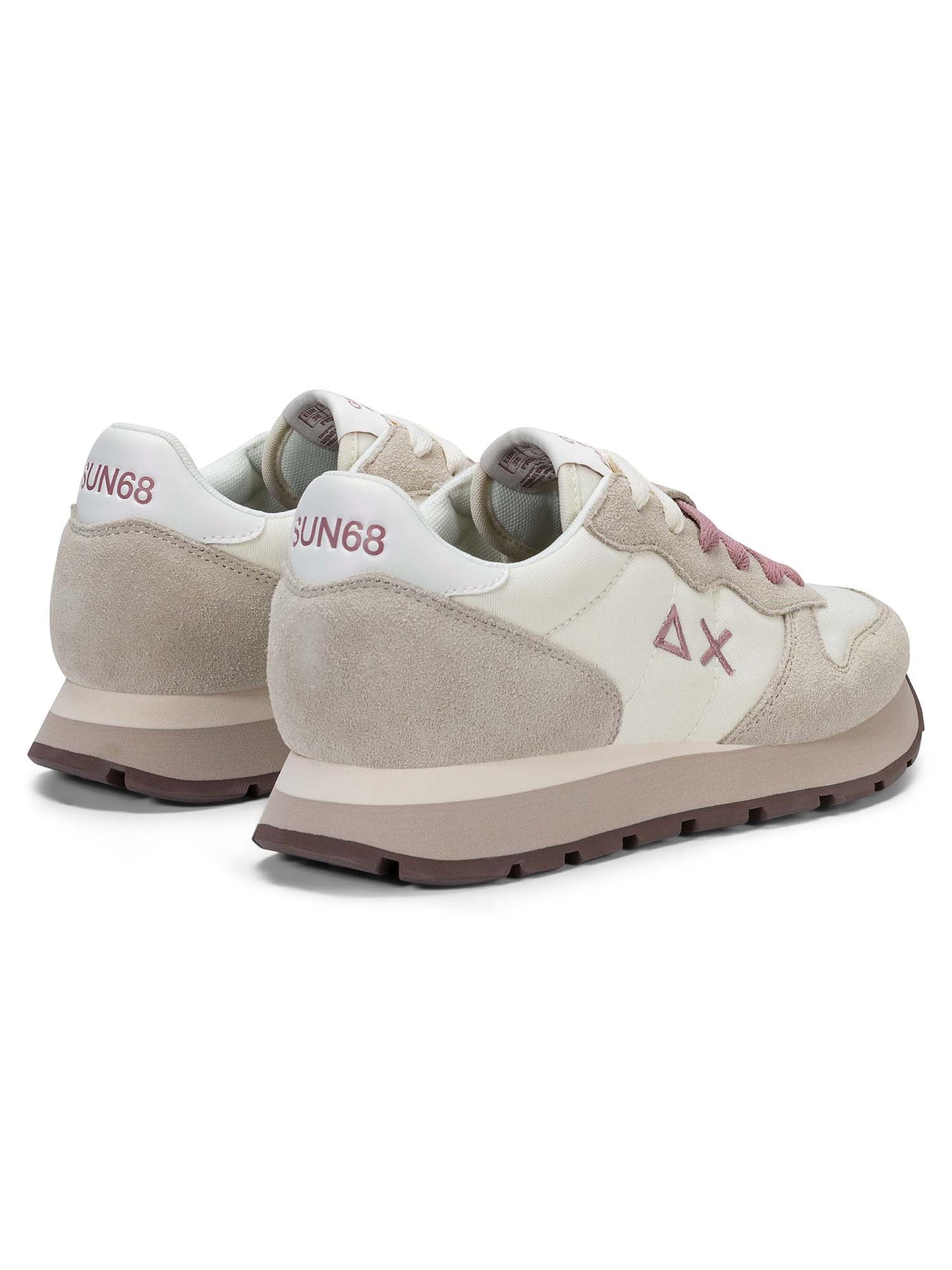 Sun68 Ally Solid, sneakers da donna panna