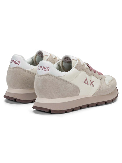 Sun68 Ally Solid, sneakers da donna panna
